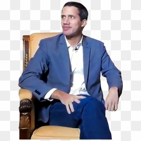 Juan Guaidó Seated - Juan Guaidó Png, Transparent Png - man dress png