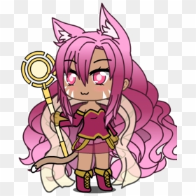 Gacha Life Pink Girl, HD Png Download - lotus png images