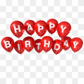 Happy Birthday Balloons, HD Png Download - birthday cartoon png