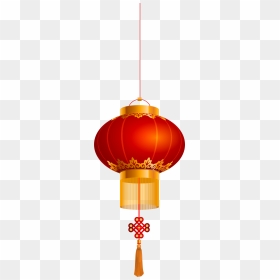 Chinese Lantern Gold Red Png Clip Art - Transparent Chinese Lantern Png, Png Download - chinese png