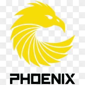01 Ek® Mlc Logo-phoenix Vertical Black Tl - Eagle, HD Png Download - phoenix bird logos png