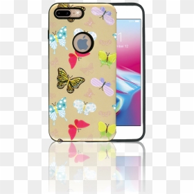 Iphone 7/8 Mm 3d Butterfly - Lycaenid, HD Png Download - butterfly png 3d images