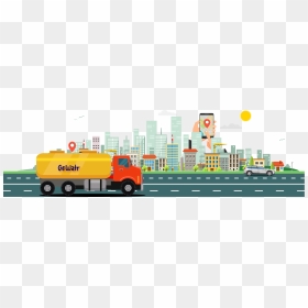 Truck, HD Png Download - water tanker png