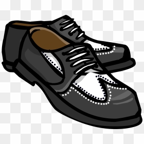 Club Penguin Rewritten Wiki - Black Shoes Cartoon Png, Transparent Png - sport shoes png