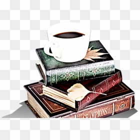Jpg Royalty Free Stock Tea Books Transprent Png - Tea Cup And Book Png, Transparent Png - tea coffee png