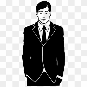 Mens Suit Clipart, HD Png Download - man dress png