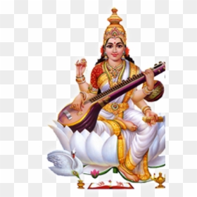 Saraswati Png Transparent Images - Sarswati Maa Image Png, Png Download - saraswati image png