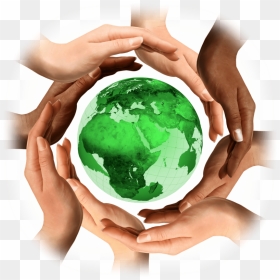 Thumb Image - Sharing The Earth's Resources, HD Png Download - globe in hand png