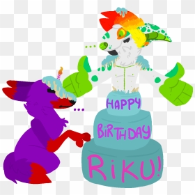 Happy Birthday Riku By Randiswaggerz - Happy Birthday Riku, HD Png Download - birthday cartoon png