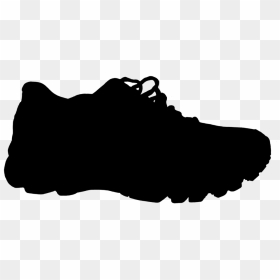 Running Shoes Silhouette, HD Png Download - sport shoes png