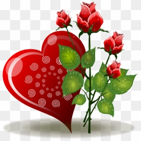 Roses Free To Use Clip Art - Love Flower Images Hd, HD Png Download - rose flower images png