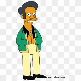Transparent Asian Man Png - Apu Simpsons, Png Download - temple clipart png