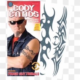 Tough Guy Arm Tattoos, HD Png Download - colour arm tattoo png