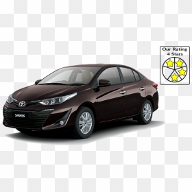 Toyota Yaris - Toyota Yaris Black Colour, HD Png Download - indian cars png