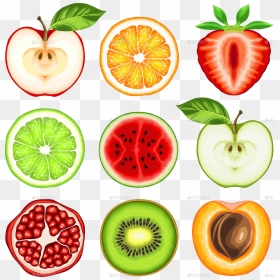 Fruits Transparent Slice - Obst Scheibe, HD Png Download - mango slice png