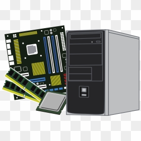 Desktop Computer Parts Clip Arts - Hardware Clipart, HD Png Download - desktop computer images png
