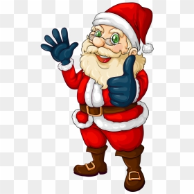 Santa Claus Png Clipart - Santa With Christmas Tree, Transparent Png - christmas santa claus png