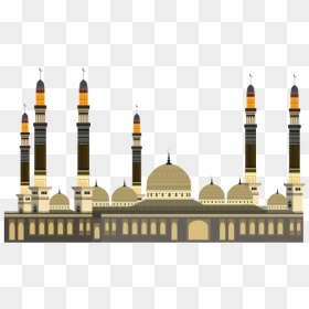 Mosque Clipart Temple - Mosque Png, Transparent Png - temple clipart png