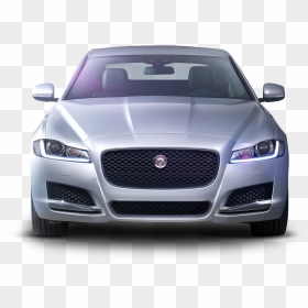 Jaguar Xf Prestige Silver Car Front Png Image - Transparent Car Front View Png, Png Download - png images of cars