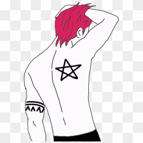 Tattoo - Cartoon, HD Png Download - colour arm tattoo png