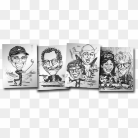 Memories Of The Visit Caricature, HD Png Download - wedding caricature png