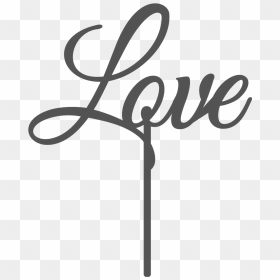 Love Wedding Cake Topper - Topper Love Png, Transparent Png - love status png
