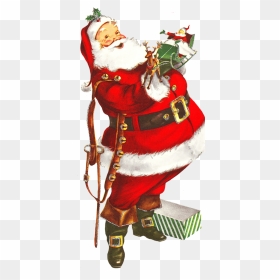 Thumb Image - Vintage Christmas Clipart, HD Png Download - christmas santa claus png