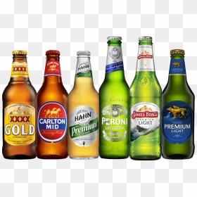 Australian Beer Green Label, HD Png Download - kingfisher beer bottle png