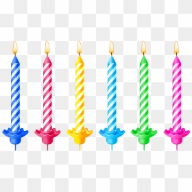Transparent Candle Png - Transparent Transparent Background Birthday Candles, Png Download - candel png