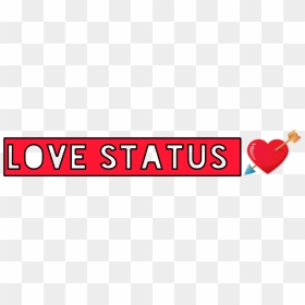 Love Status Logo Png, Transparent Png - love status png
