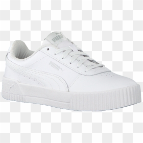 White Puma Sneakers Carina L - Ultraboost 20 Triple White, HD Png Download - puma shoes png