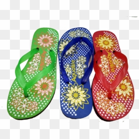 Ladies Rubber Flip Flop 7-1 - Flip-flops, HD Png Download - ladies chappal png