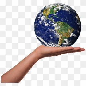 National Earth Day, HD Png Download - globe in hand png