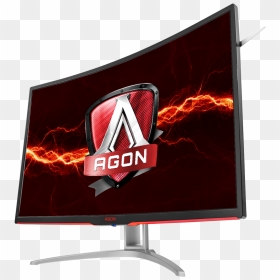 Aoc 144hz Monitor Curved, HD Png Download - monitor png images