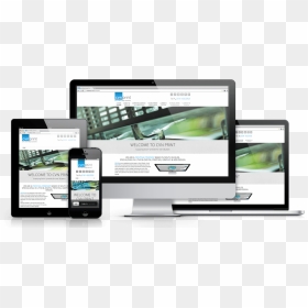 Cvn Mock Up - Web Development Companies In Calicut, HD Png Download - responsive web design png banner