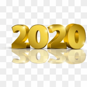 Happy New Year 2020 Text Png, Transparent Png - happy new year 3d png