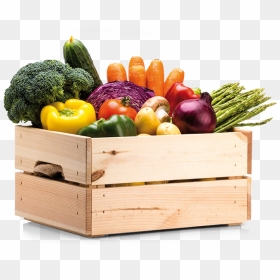 Vegetables - Fruits And Veg Box, HD Png Download - vegetable basket png