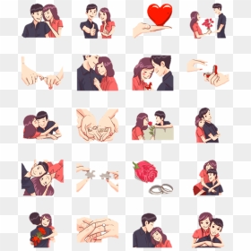 Png Stickers Download - Status Stickers For Whatsapp, Transparent Png - love status png