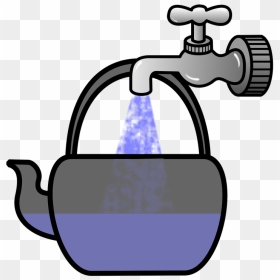 Filling Kettle With Hot Water Clipart , Png Download - Filling Kettle With Water, Transparent Png - water pot png