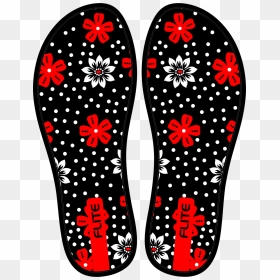 Eva Ladies Chappal Printing Design, HD Png Download - ladies chappal png