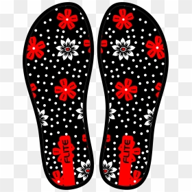 Eva Ladies Chappal Printing Design, HD Png Download - ladies chappal png