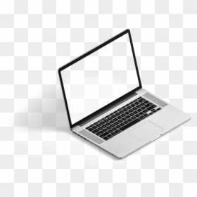Open Laptop Mockup Png Free Download - Logo Laptop Graphic Design, Transparent Png - laptop frame png
