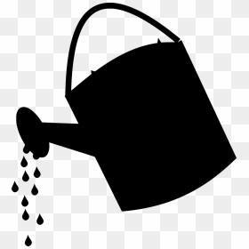 Water Can Pouring Water Png, Transparent Png - water pot png