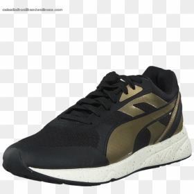 Women"s Puma 698 Ignite Metallic Wn"s Black Metallic - Sneakers, HD Png Download - puma shoes png