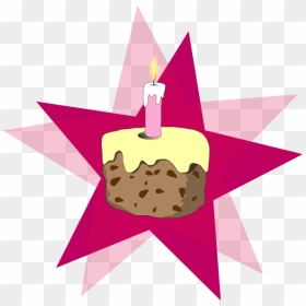 Cake With Candle Clipart , Png Download - Cake With Candle, Transparent Png - cack png