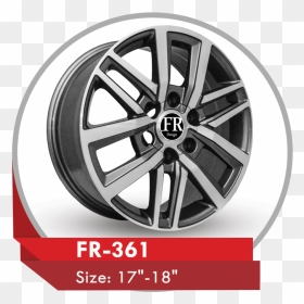 Fr-361 Alloy Wheel For Toyota Hilux Truck And Fortuner - Alloy Wheels In Oman, HD Png Download - fortuner car png