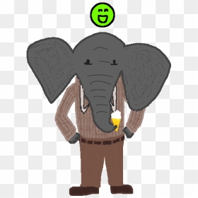 Indian Elephant, HD Png Download - indian monkey png