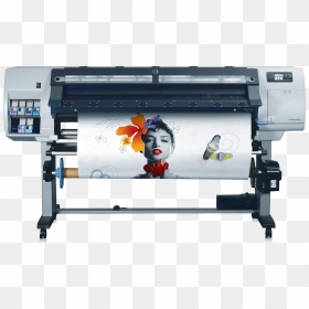 Printer Deskjet Hp Hewlett Packard Wide Format Printing - Designjet L25500, HD Png Download - printer png images