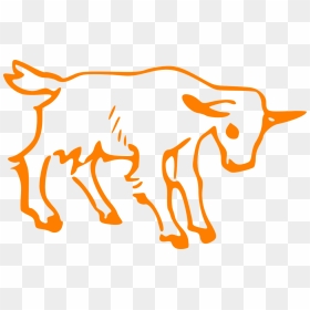 Outline Of A Goat, HD Png Download - goat images png