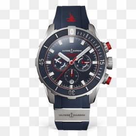 Ulysse Nardin Diver Chronograph 44mm, HD Png Download - ladies watches png